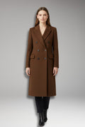 Women's Winter Coat with Straight Fit and Long Sleeves