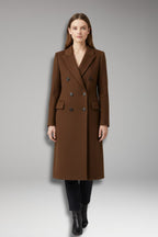 Women's Winter Coat with Straight Fit and Long Sleeves