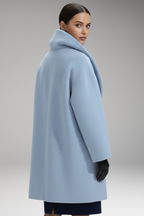 Women's Winter Coat with Waist Belt and Full Inner Layer