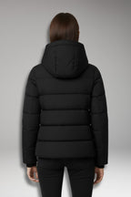 Women's Winter Jacket with Front Zipper and Long Sleeves