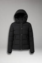 Women's Winter Jacket with Front Zipper and Long Sleeves