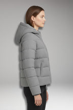Women's Winter Jacket with Lined Interior and Front Closure