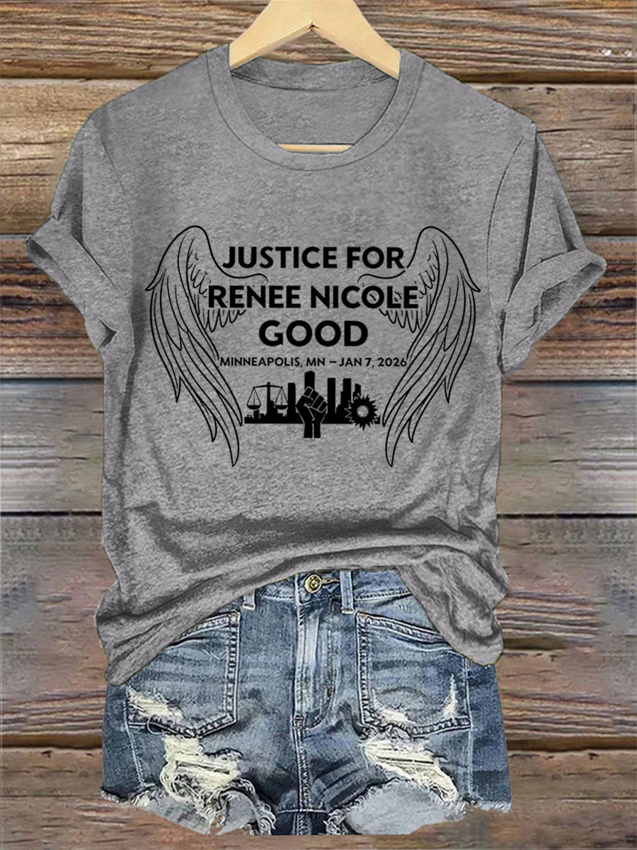 T-shirt de la manifestation « Justice pour les femmes pour Renee Nicole Good Minneapolis » 