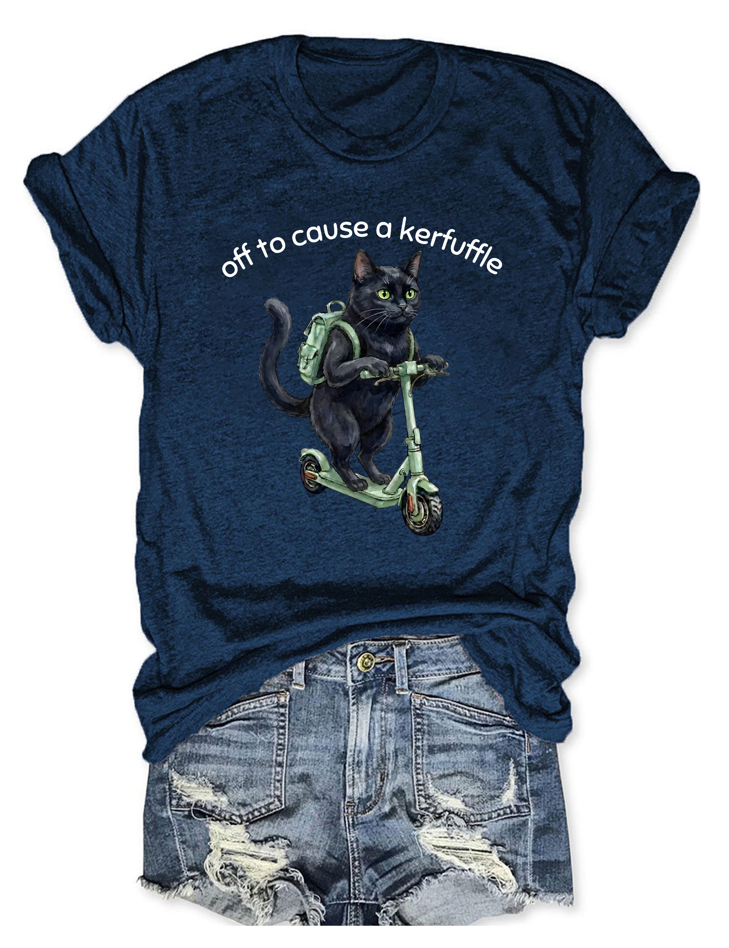 T-shirt graphique humoristique prêt à faire des vagues, citation sarcastique 