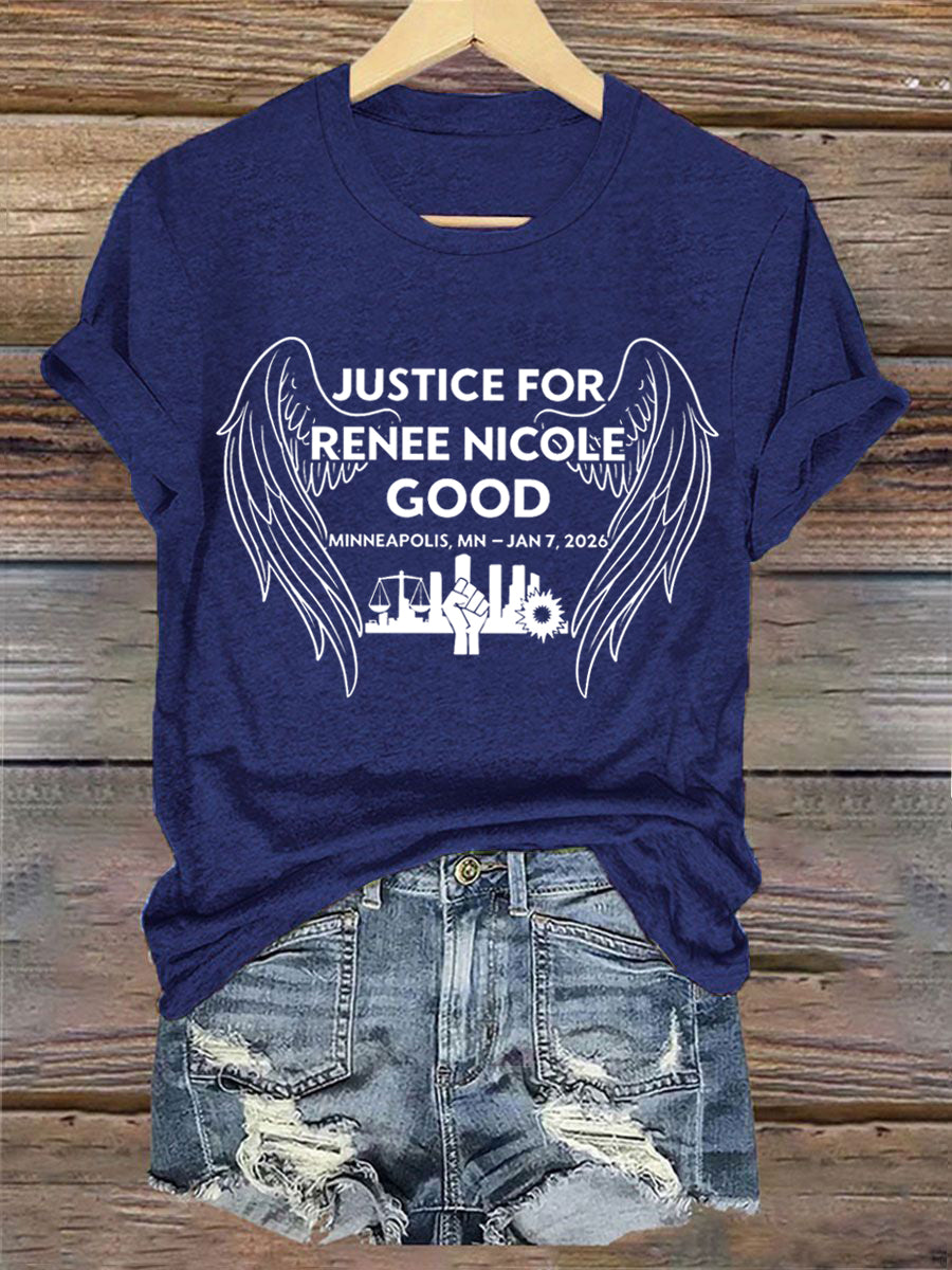 T-shirt de la manifestation « Justice pour les femmes pour Renee Nicole Good Minneapolis » 
