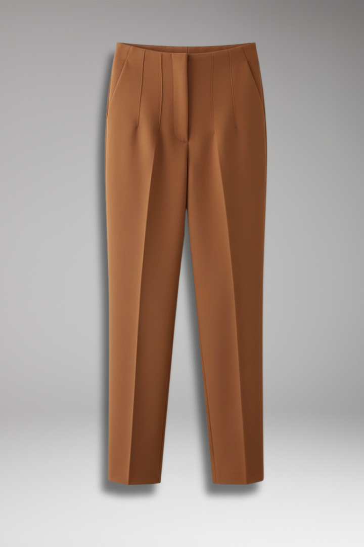 Women's Straight Pants with Crease-Free Surface
