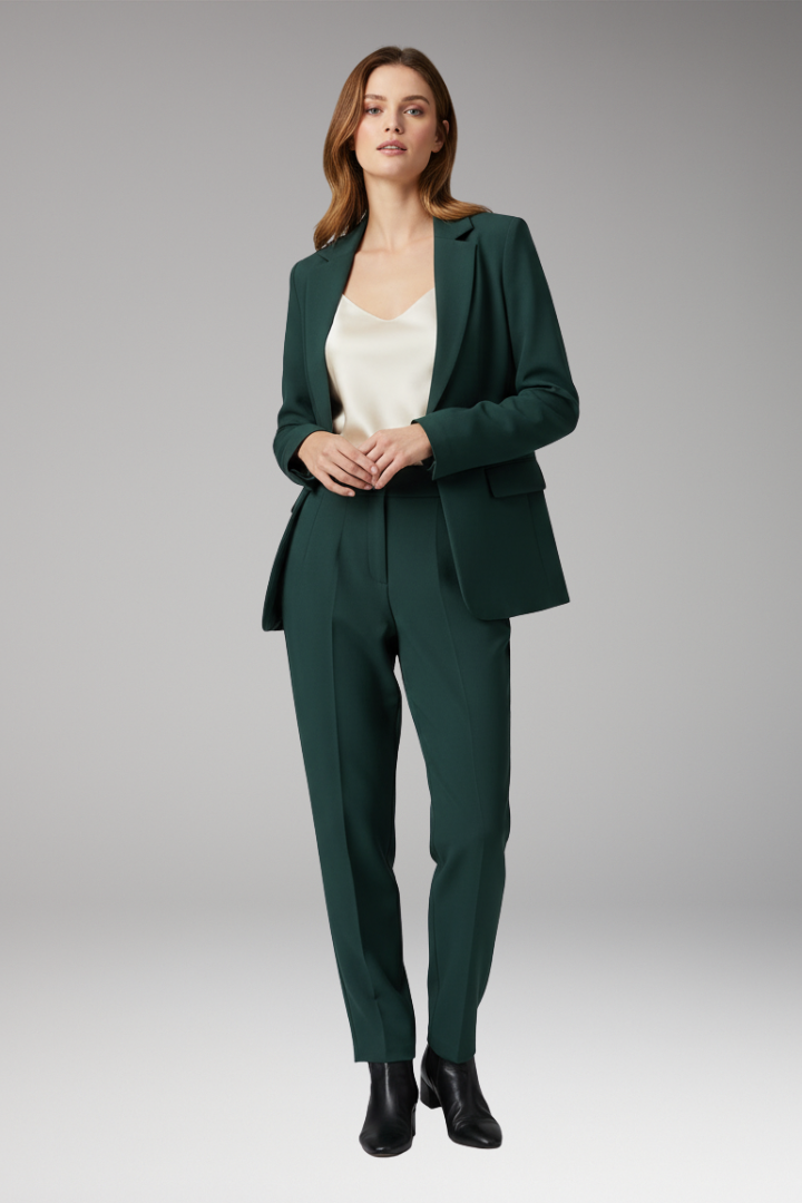 Women's Straight Pants with Crease-Free Surface