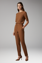 Women's Straight Pants with Crease-Free Surface